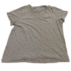 RARE PUMA XL V-Neck Skull Print Tee All-Over Graphic "Forever Better"